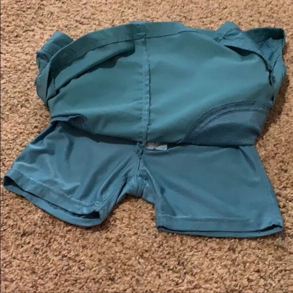 Athleta Teal Blue Dipper A-line Skort Skirt 2 - Picture 6 of 7
